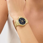 Gc Sportchic Women Quartz Blue Dial Analog Stainless Steel Watch Z69004L7