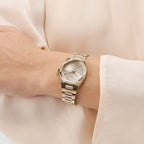 Gc Dress Women Quartz Rose Gold Dial Analog Stainless Steel Watch Z70001L3