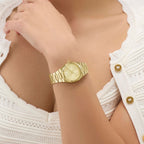 Gc Dress Women Quartz Champagne Dial Analog Stainless Steel Watch Z70002L6