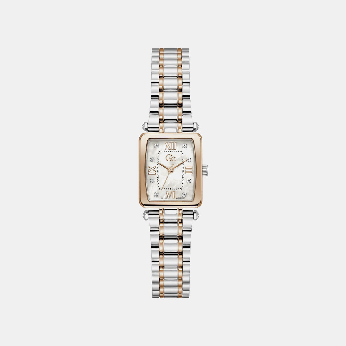 Plaza Mini Women Quartz White Dial Analog Stainless Steel Watch Z71001L1