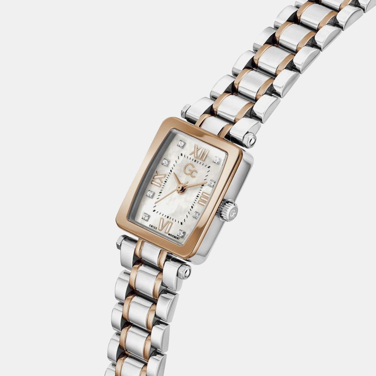 Plaza Mini Women Quartz White Dial Analog Stainless Steel Watch Z71001L1