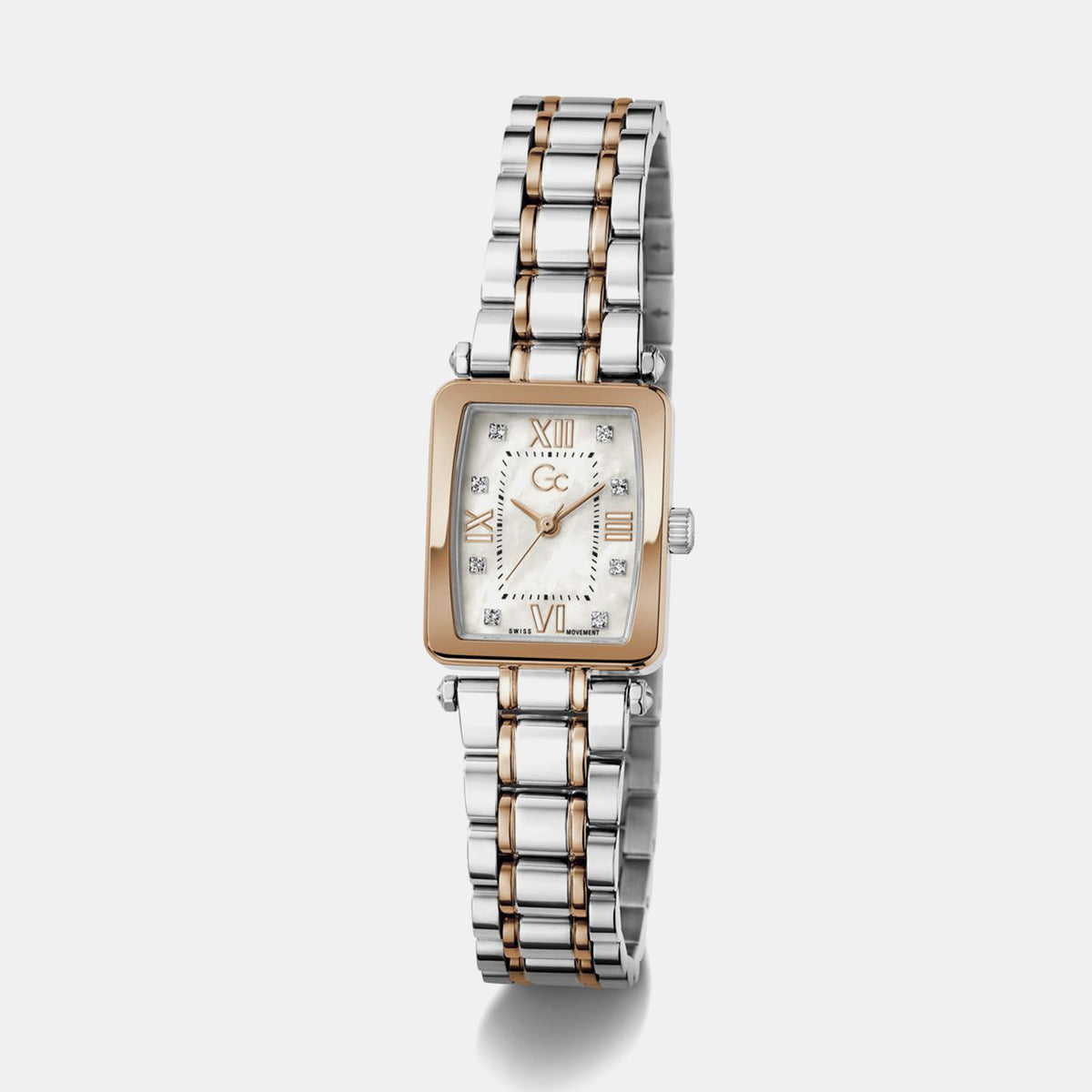 Plaza Mini Women Quartz White Dial Analog Stainless Steel Watch Z71001L1