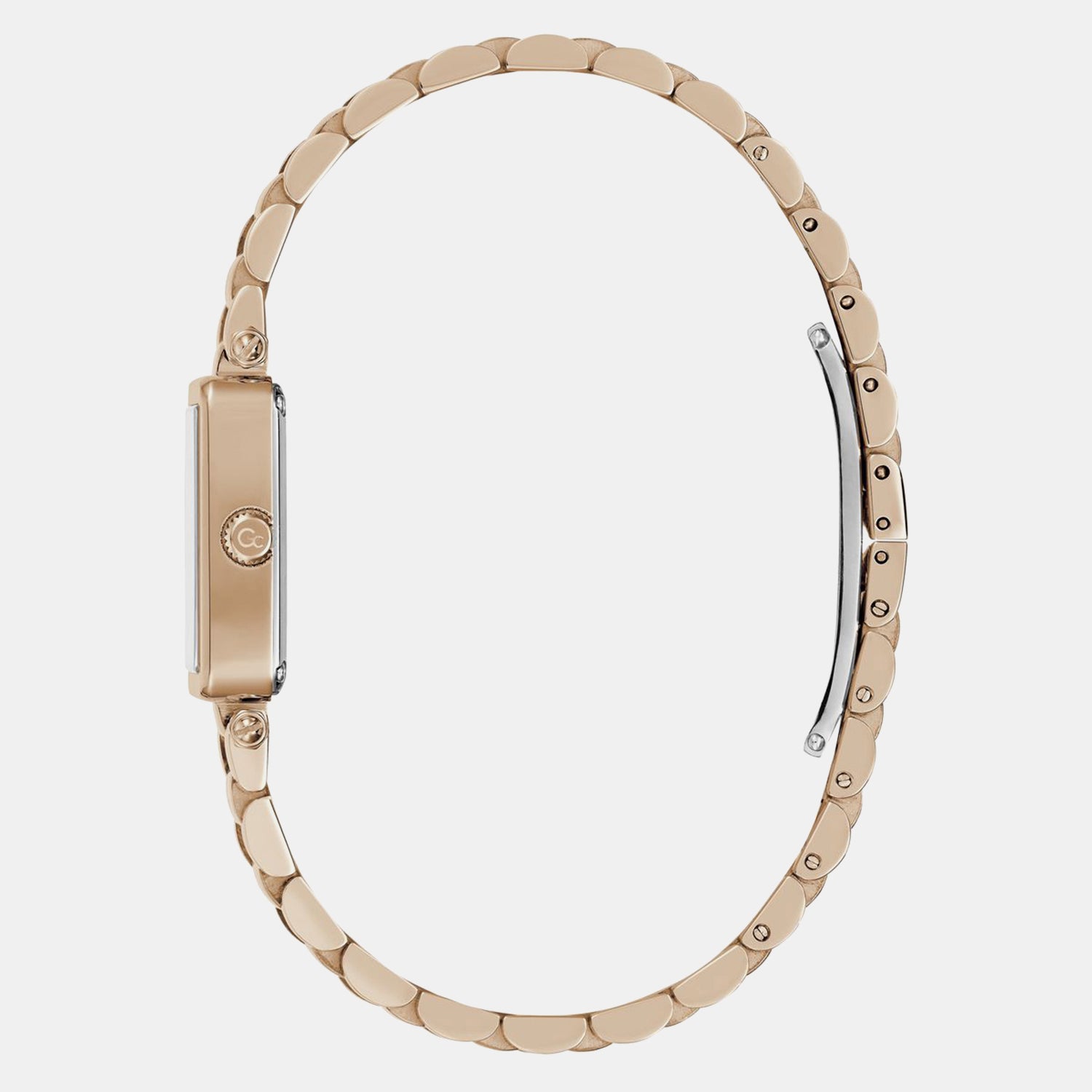 Gc Dress Women Quartz Rose Gold Dial Analog Stainless Steel Watch Z71005L3