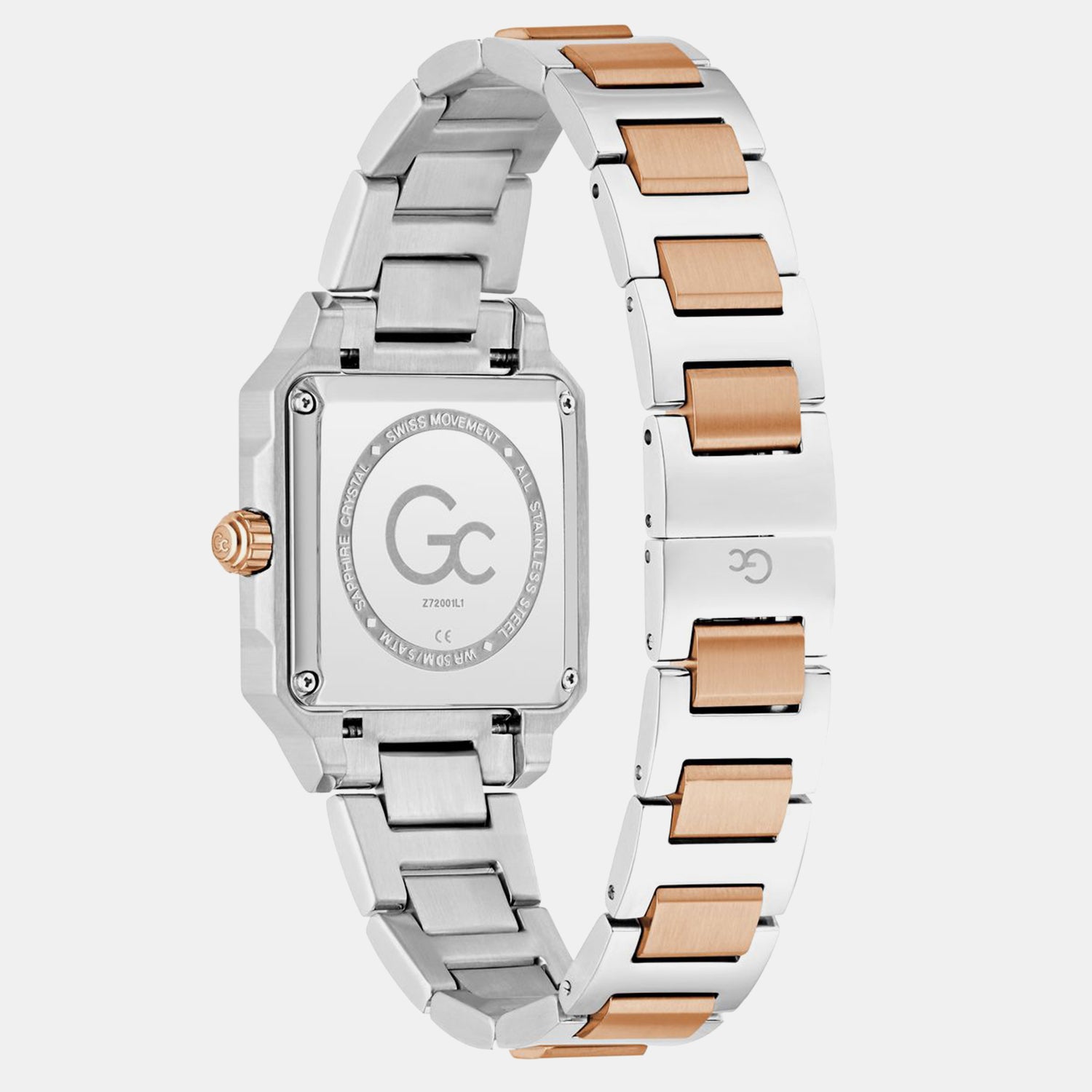 Gc Dress Women Quartz White Dial Analog Stainless Steel Watch Z72001L1