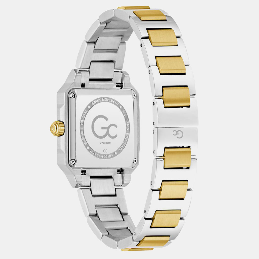 Gc Dress Women Quartz Green Dial Analog Stainless Steel Watch Z72002L9