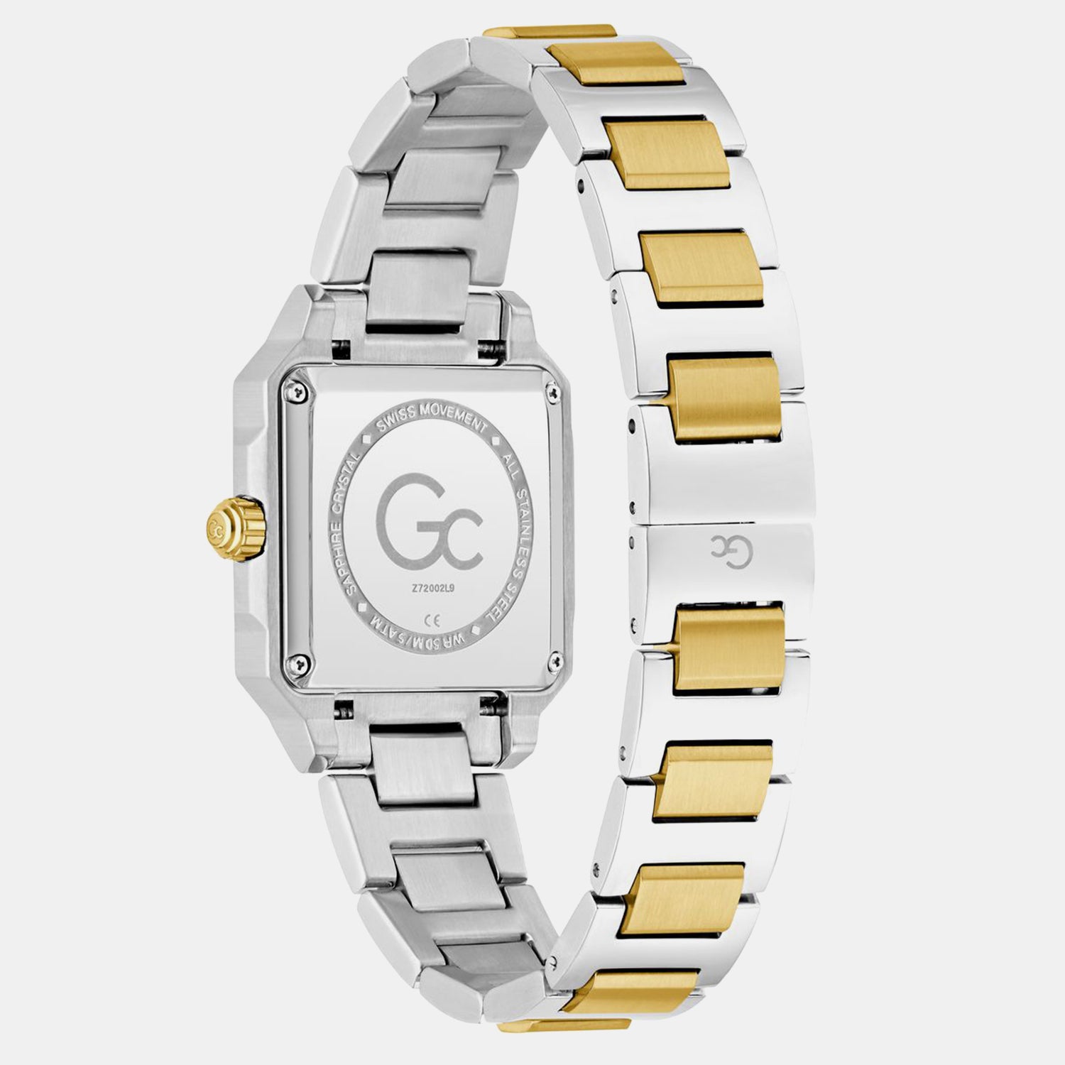 Gc Dress Women Quartz Green Dial Analog Stainless Steel Watch Z72002L9