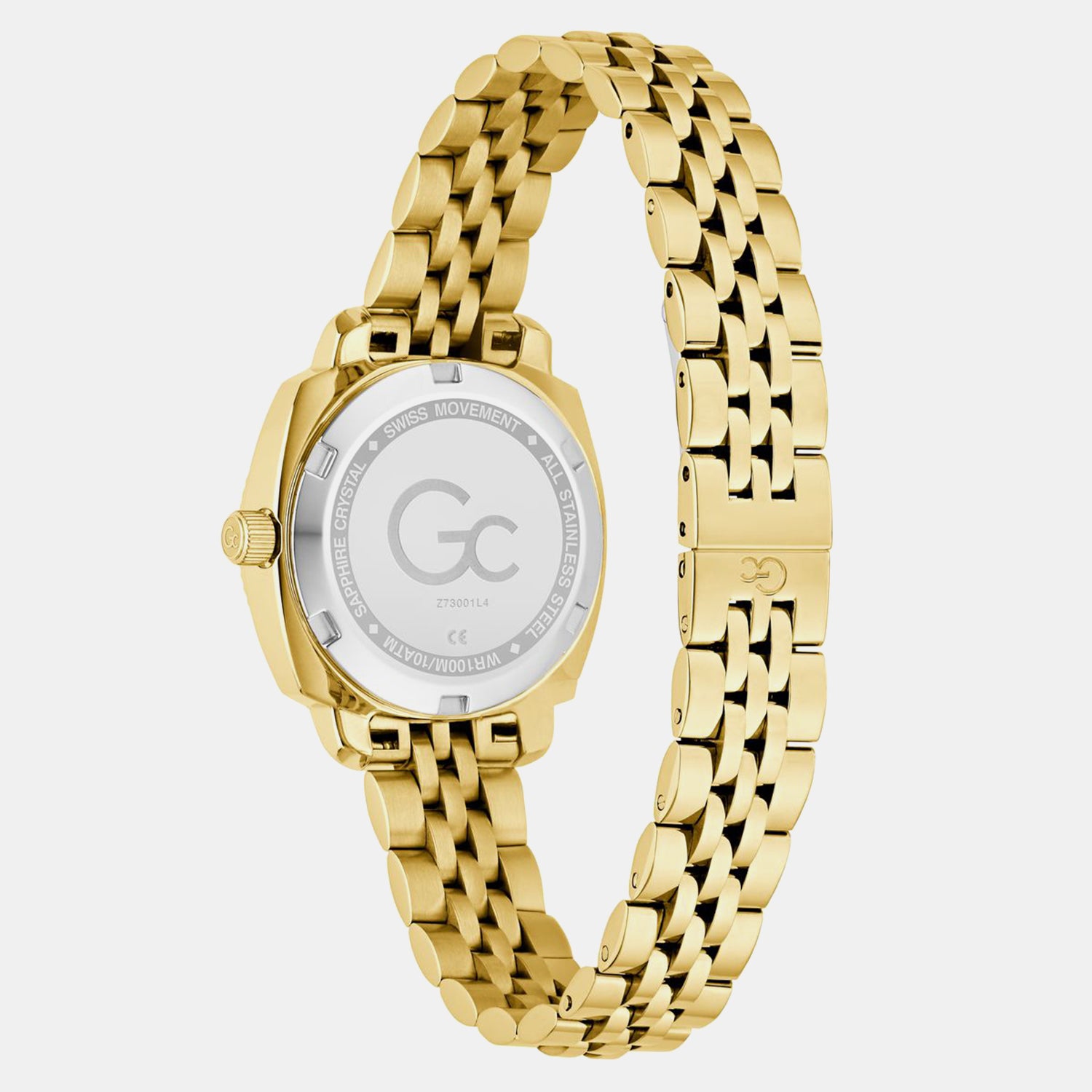 Gc Dress Women Quartz Brown Dial Analog Stainless Steel Watch Z73001L4