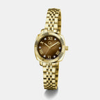 Gc Dress Women Quartz Brown Dial Analog Stainless Steel Watch Z73001L4