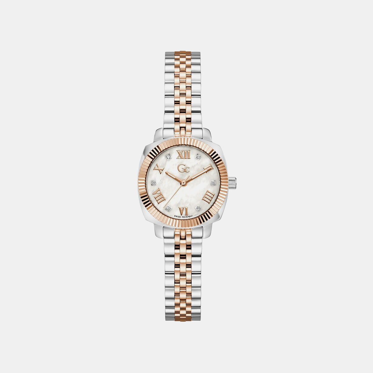 Flair Coussin Women Quartz White Dial Analog Stainless Steel Watch Z73002L1