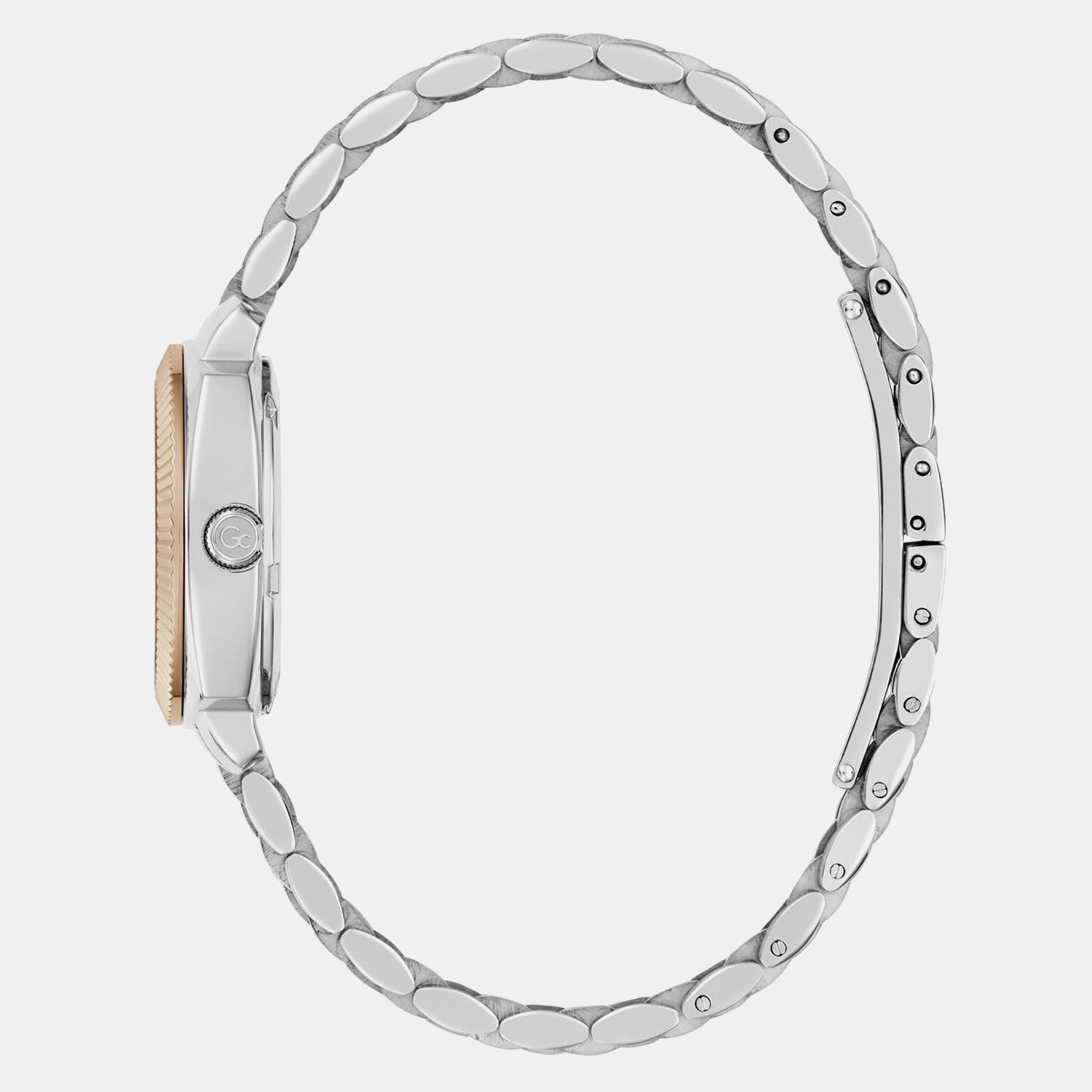 Gc Dress Women Quartz White Dial Analog Stainless Steel Watch Z73002L1