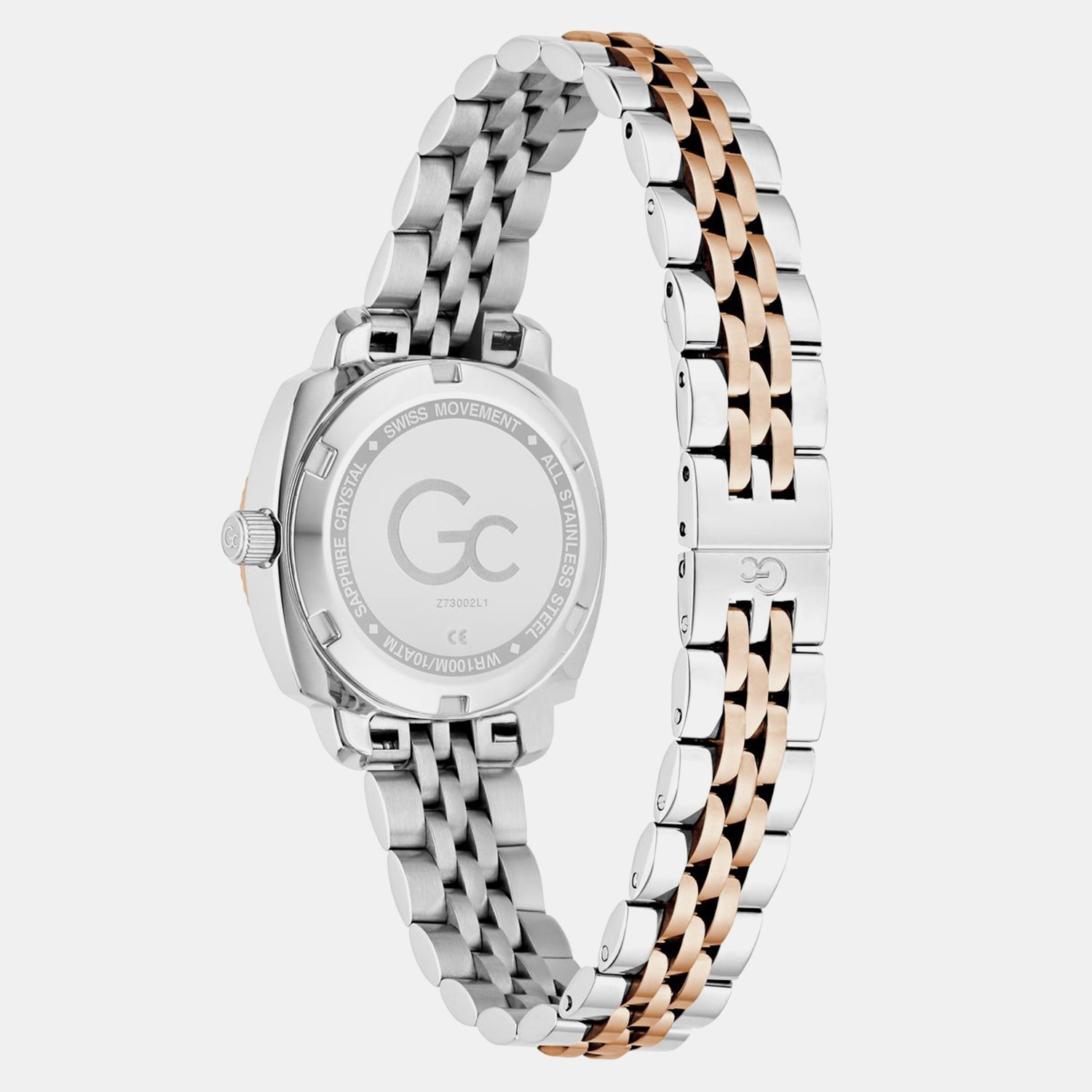 Gc Dress Women Quartz White Dial Analog Stainless Steel Watch Z73002L1