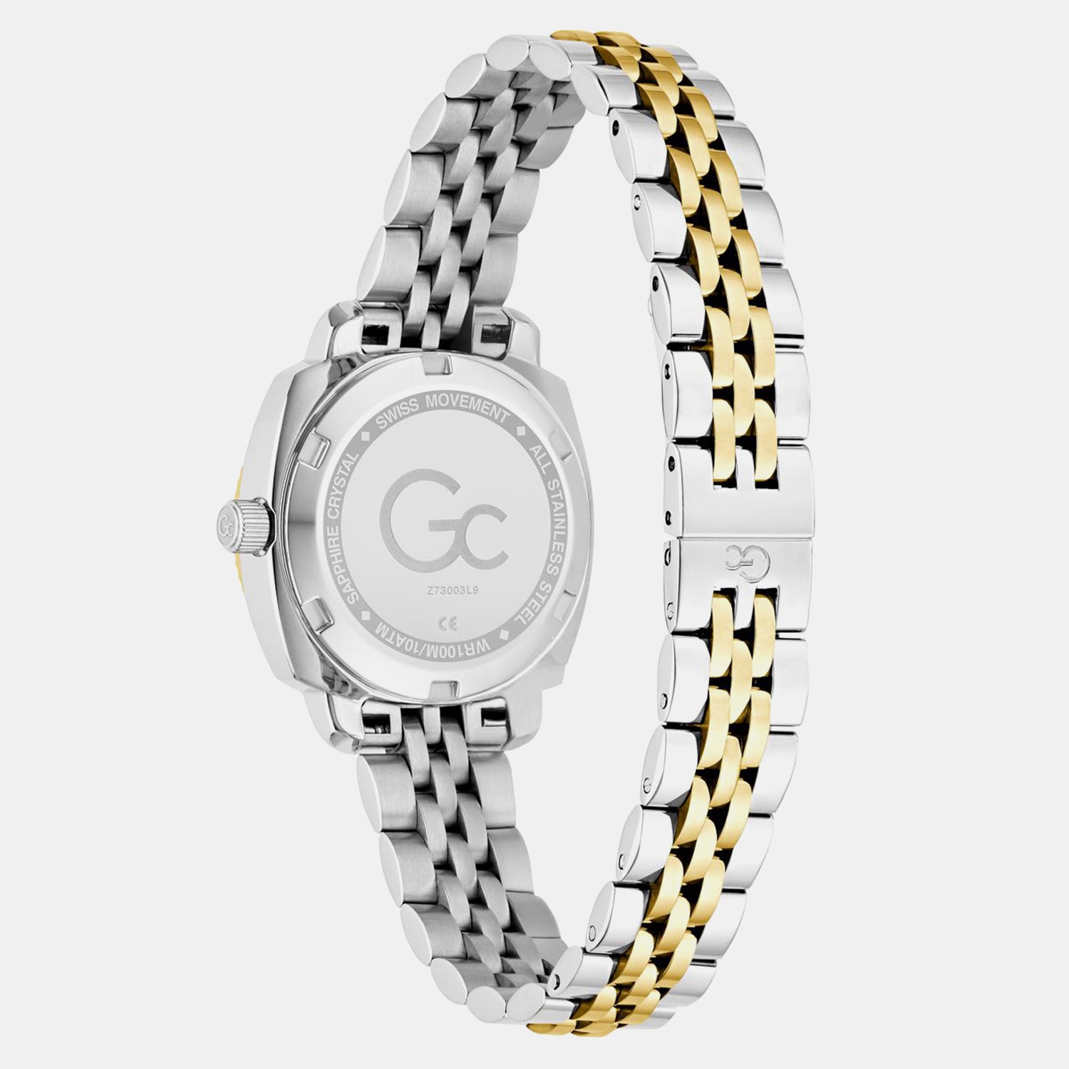 Gc Dress Women Quartz Green Dial Analog Stainless Steel Watch Z73003L9