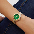 Gc Dress Women Quartz Green Dial Analog Stainless Steel Watch Z73003L9