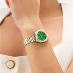 Gc Dress Women Quartz Green Dial Analog Stainless Steel Watch Z73003L9