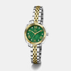 Gc Dress Women Quartz Green Dial Analog Stainless Steel Watch Z73003L9
