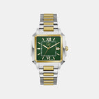 Gc Dress Men Quartz Green Dial Analog Stainless Steel Watch Z74004G9