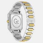 Gc Dress Men Quartz Green Dial Analog Stainless Steel Watch Z74004G9