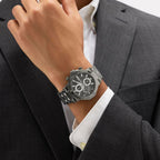Gc Sportchic Men Quartz Grey Dial Chronograph Stainless Steel Watch Z75001G2