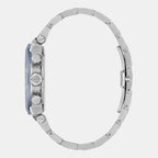 Gc Sportchic Men Quartz Blue Dial Chronograph Stainless Steel Watch Z75002G7