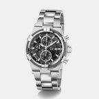 Gc Sportchic Men Quartz Black Dial Chronograph Stainless Steel Watch Z76001G2