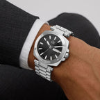 Gc Dress Men Quartz Black Dial Analog Stainless Steel Watch Z78001G2