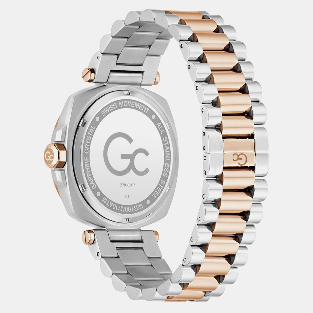 Gc Dress Men Quartz Blue Dial Analog Stainless Steel Watch Z78002G7