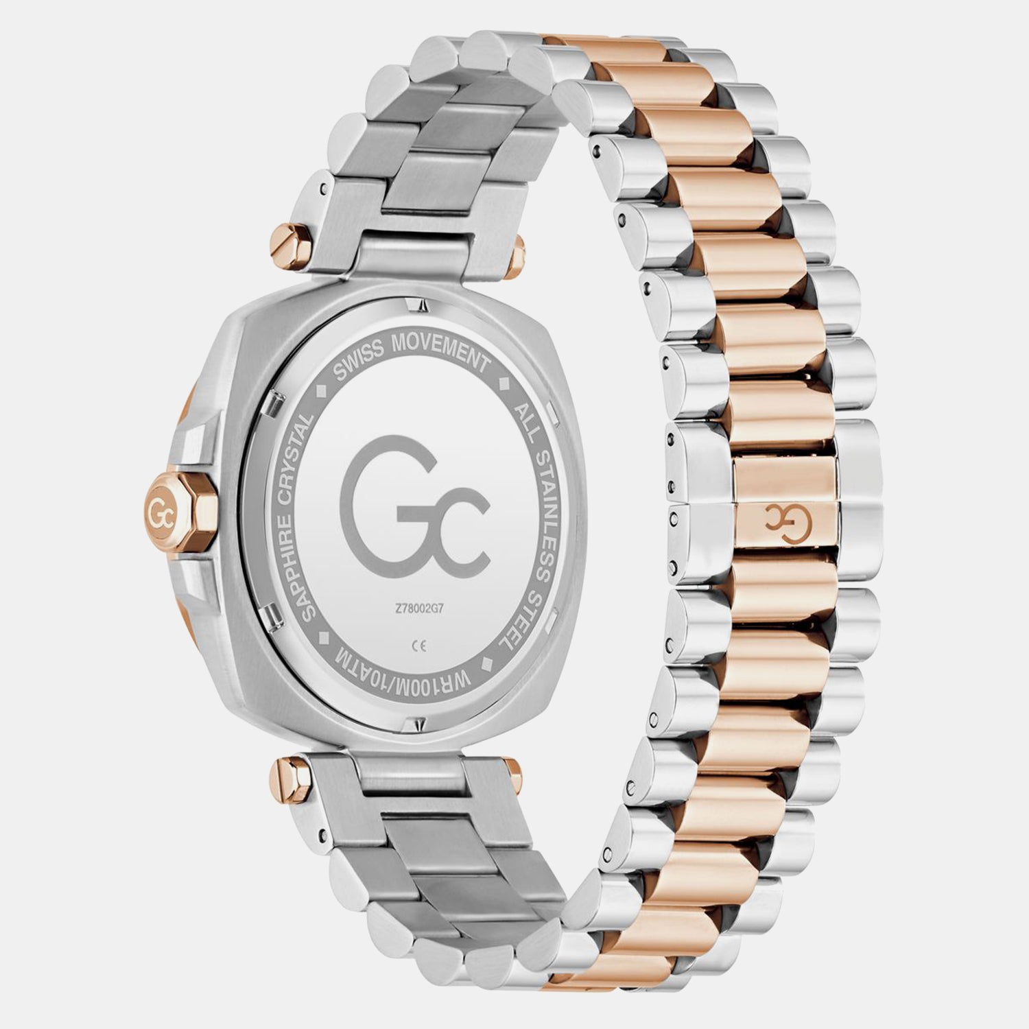 Gc Dress Men Quartz Blue Dial Analog Stainless Steel Watch Z78002G7