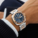 Gc Dress Men Quartz Blue Dial Analog Stainless Steel Watch Z78002G7