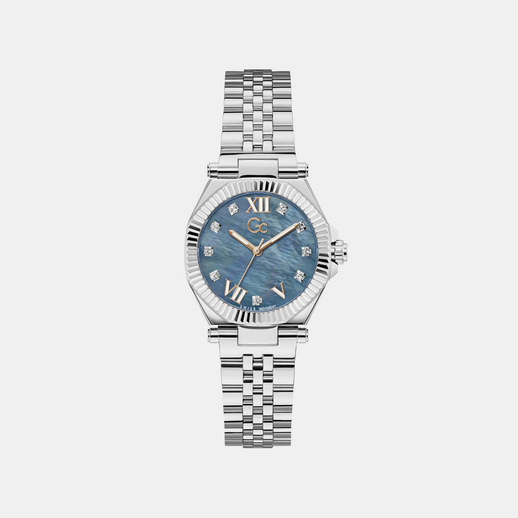 Sportchic Women Quartz Blue Dial Analog Stainless Steel Watch Z84001L1
