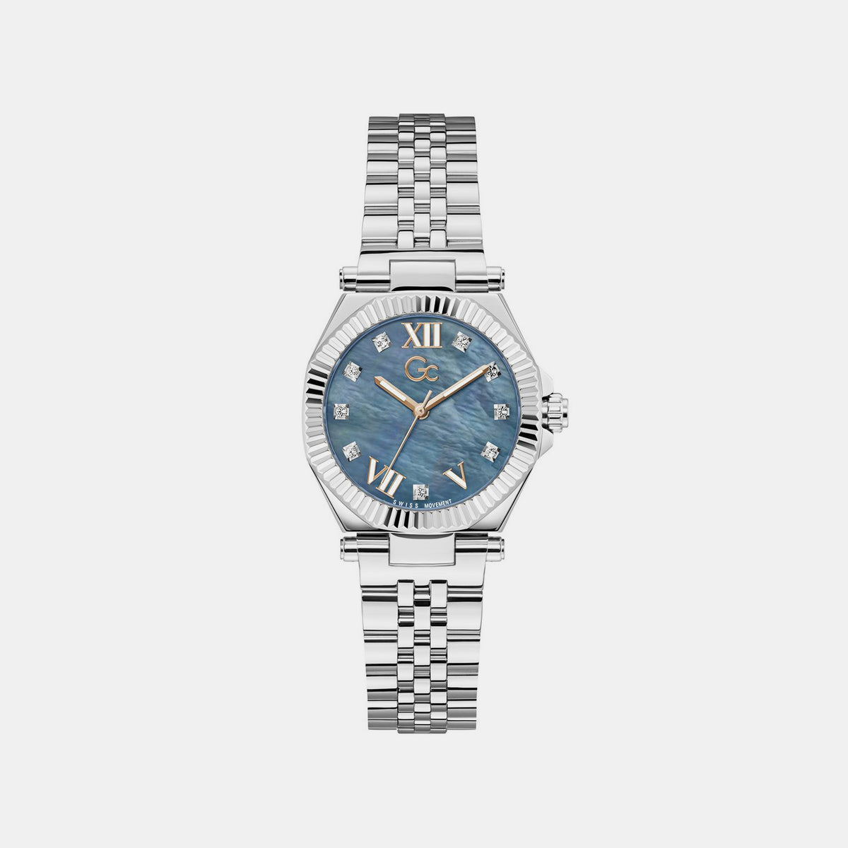 Sportchic Women Quartz Blue Dial Analog Stainless Steel Watch Z84001L1