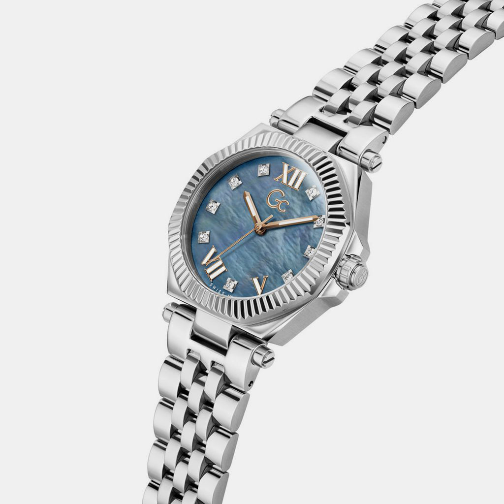 Sportchic Women Quartz Blue Dial Analog Stainless Steel Watch Z84001L1