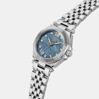 Sportchic Women Quartz Blue Dial Analog Stainless Steel Watch Z84001L1