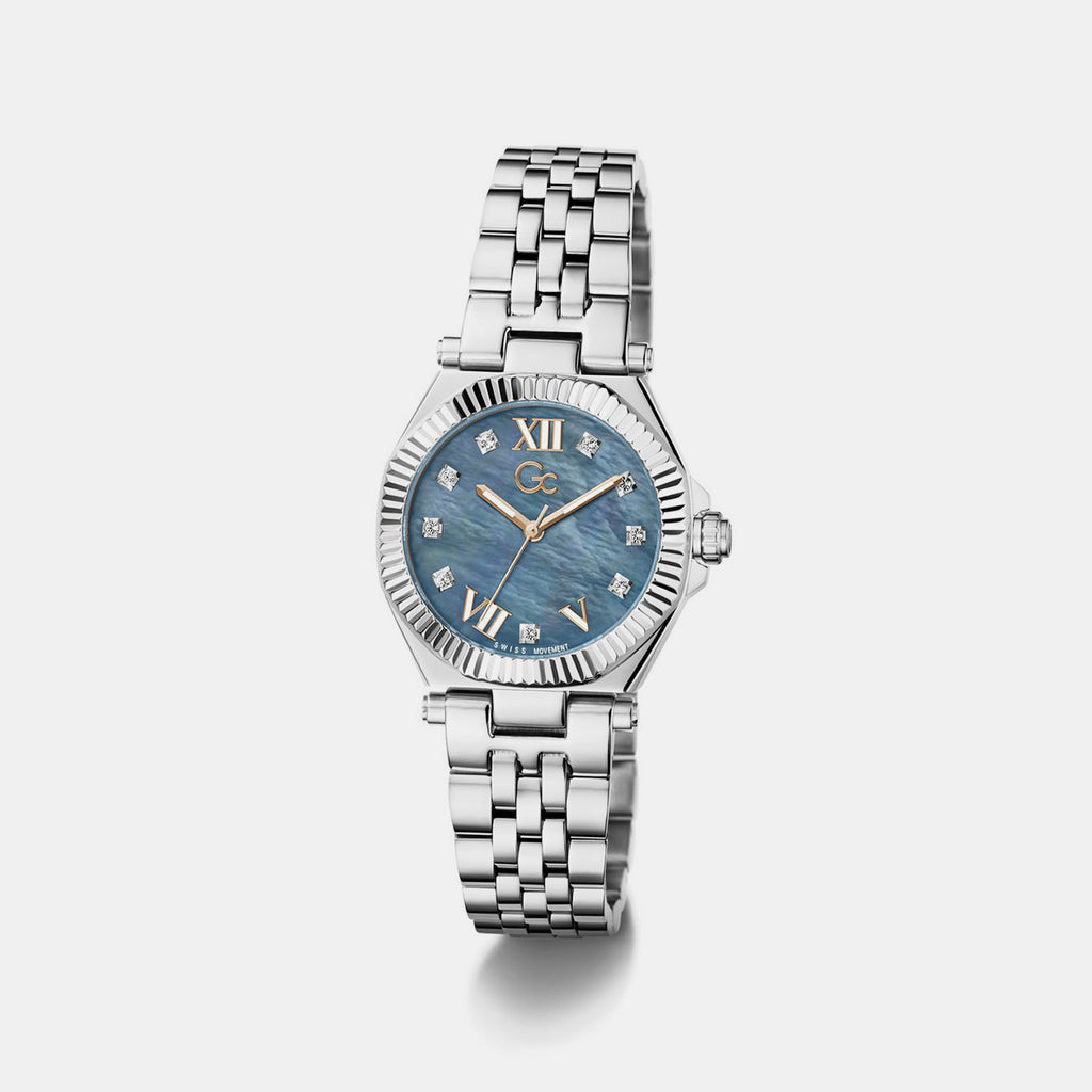 Sportchic Women Quartz Blue Dial Analog Stainless Steel Watch Z84001L1