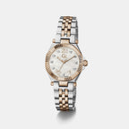 Sportchic Women Quartz White Dial Analog Stainless Steel Watch Z84003L1
