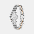Dress Women Quartz White Dial Analog Stainless Steel Watch Z86003L1