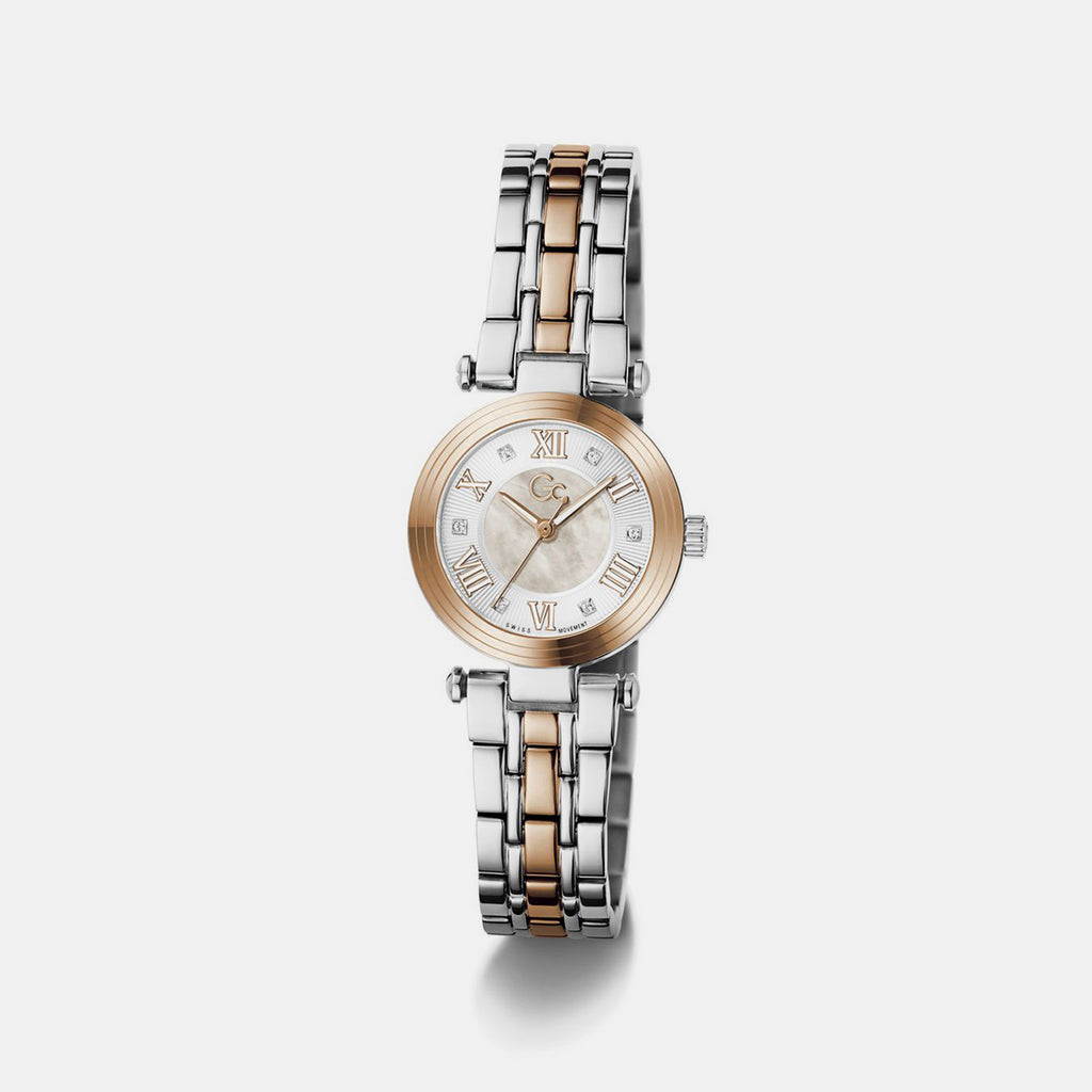 Dress Women Quartz White Dial Analog Stainless Steel Watch Z86003L1