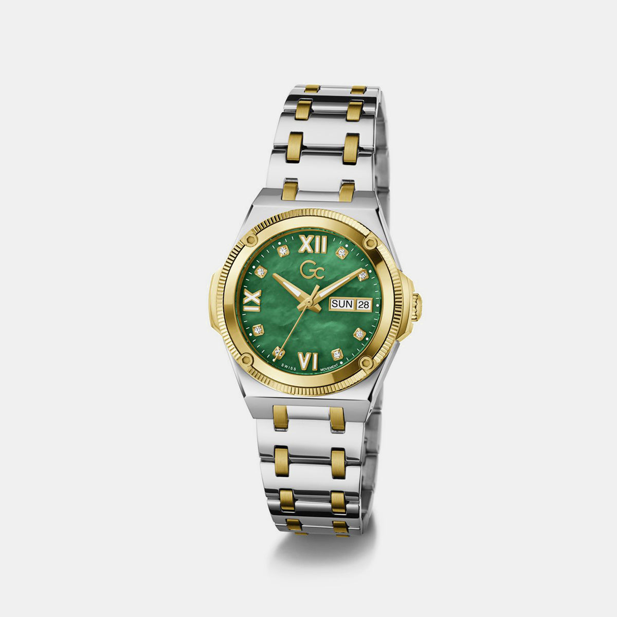Idol Women Quartz Green Dial Analog Stainless Steel Watch Z91002L9