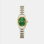 Dress Women Quartz Green Dial Analog Stainless Steel Watch Z93002L9