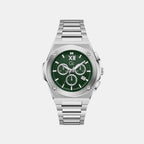 Sportchic Men Quartz Green Dial Chronograph Stainless Steel Watch Z95002G9