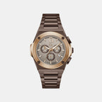 Sportchic Men Quartz Grey Dial Chronograph Stainless Steel Watch Z95004G1