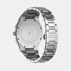 Zeus Men Quartz Black Dial Analog Stainless Steel Watch ZEUS-BLACK