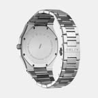 Zeus Men Quartz Blue Dial Analog Stainless Steel Watch