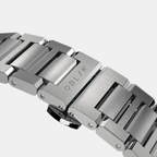 Zeus Men Quartz Blue Dial Analog Stainless Steel Watch