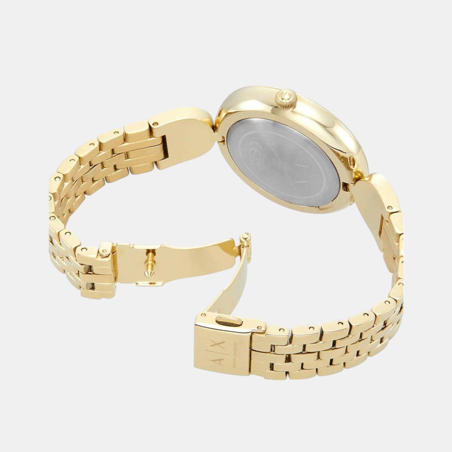 Brooke Women Quartz Cream Dial Analog Stainless Steel Watch AX5385