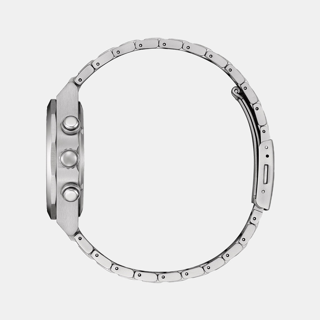 Zenshin Men Eco-Drive Blue Dial Chronograph Titanium Watch CA4691-59L