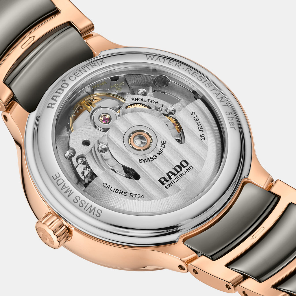 Centrix Women Automatic Mother Of Pearl Dial Analog Ceramic Watch R30029952