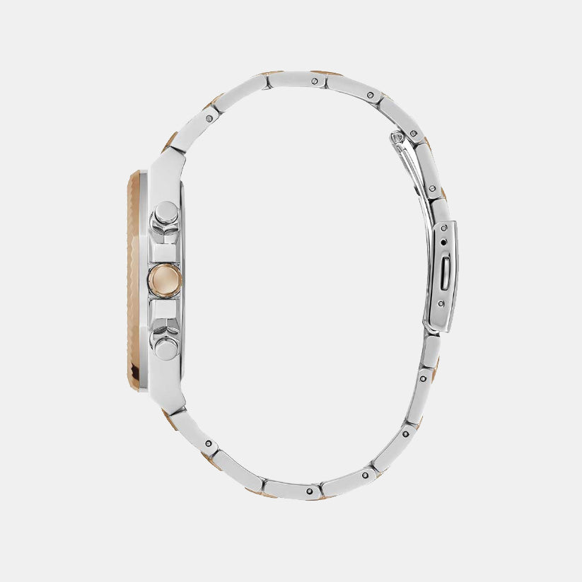 Guess Stainless Steel Round watch