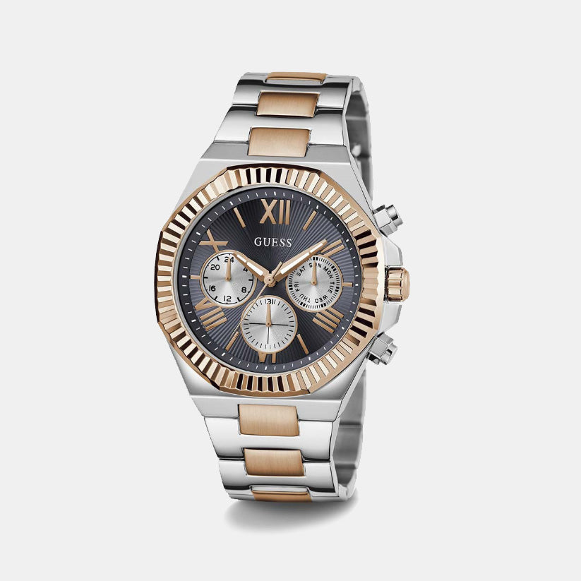 Guess Men Round Blue watch