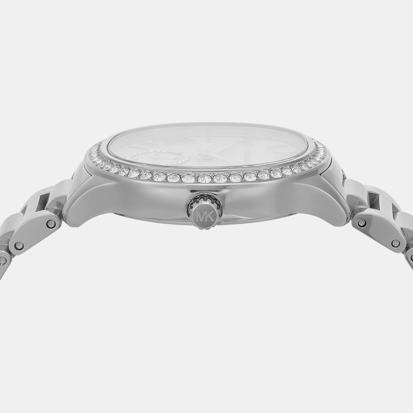 Female Silver Analog Stainless Steel Watch MK4807