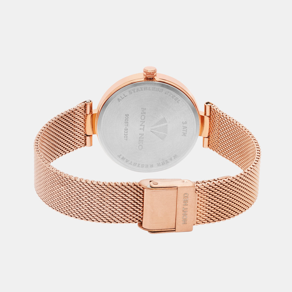 Mont Neo Stainless Steel Round watch